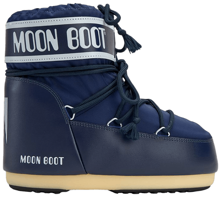 Buy Moon Boot Icon Low Nylon Boot 'Blue' - 80D1409340 F003 | GOAT