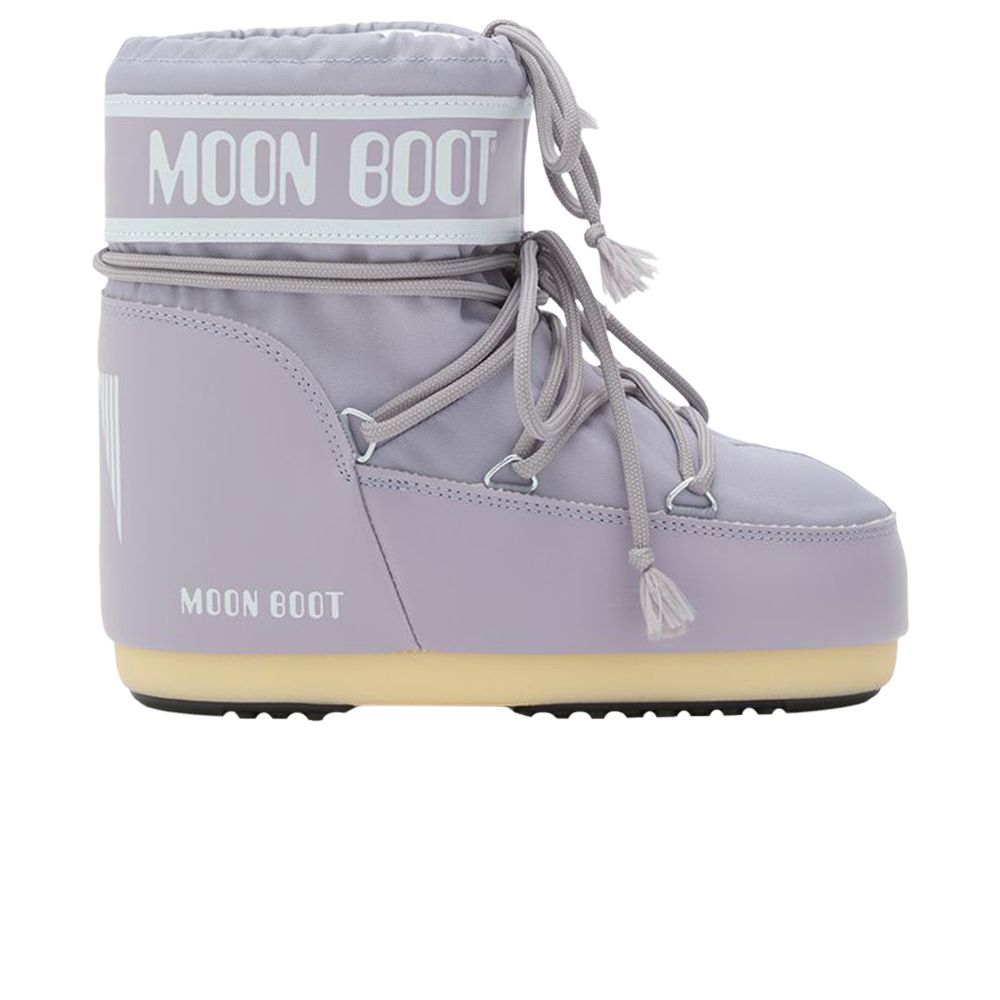 Pre-owned Moon Boot Icon Low Nylon Boot 'lilac' | Purple | Men's Size 37.5