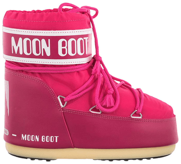 Moon Boot Icon Low Nylon Boot Magenta