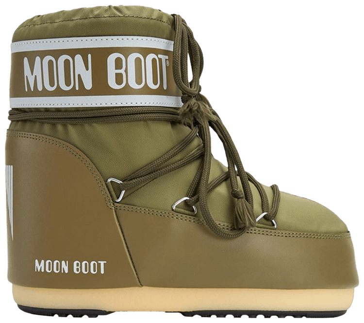 Moon Boot Icon Low Nylon Boot Khaki