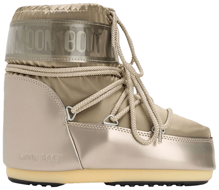 Moon Boot Icon Low Boot Glance Platinum