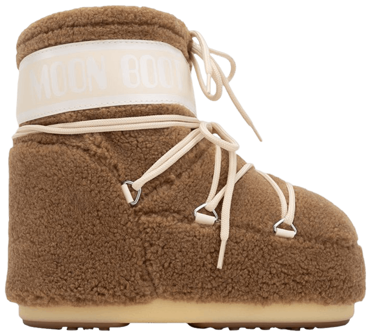 Moon Boot Icon Fleece Low Boot Camel