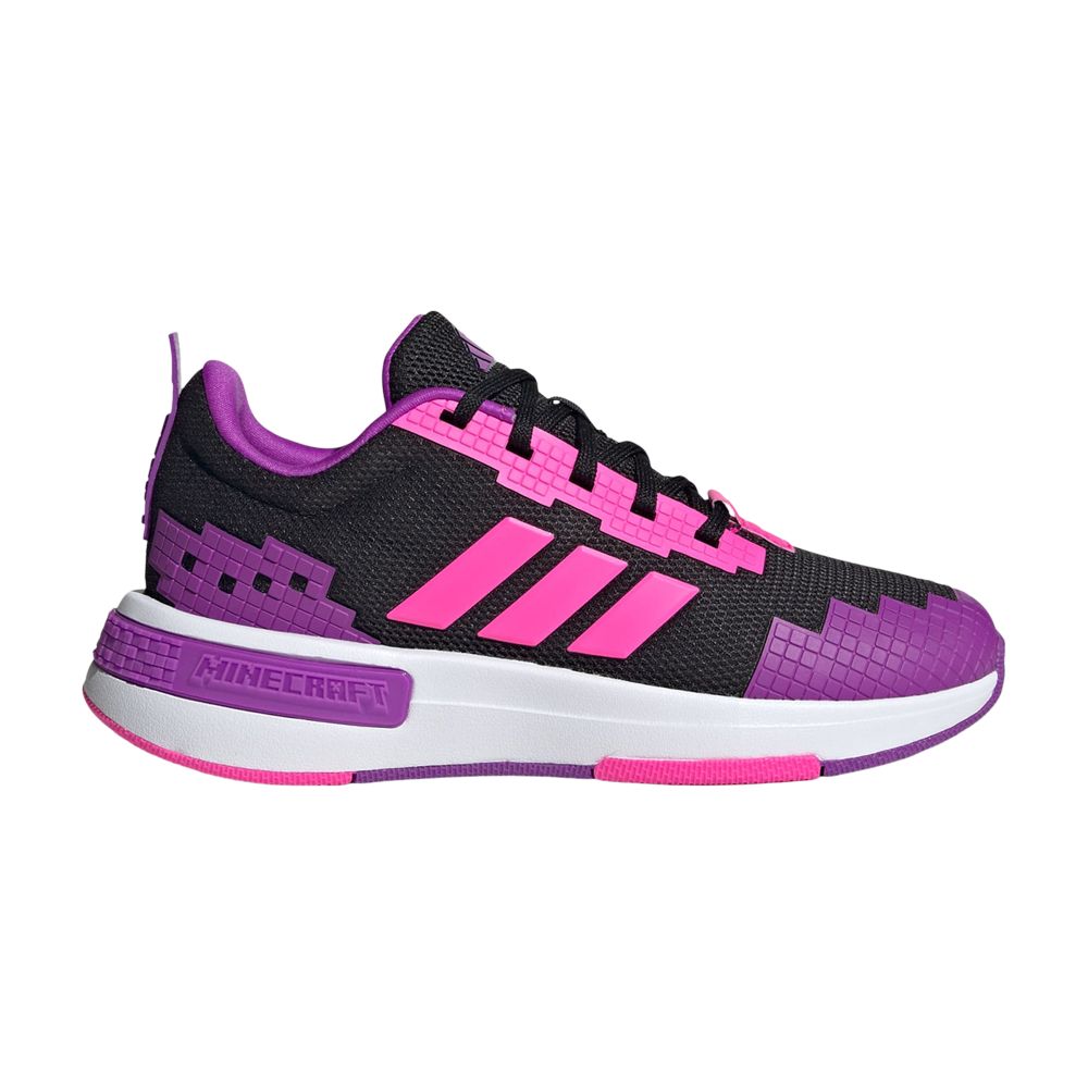 Minecraft x adidas Pro Junior  'Core Black/Solar Pink/Shock Purple' | Kid's Size 3.5 - HQ7442