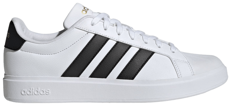 adidas Streettalk Cloud White / Core Black / Gold Metallic 7 UK - Men Lifestyle Trainers