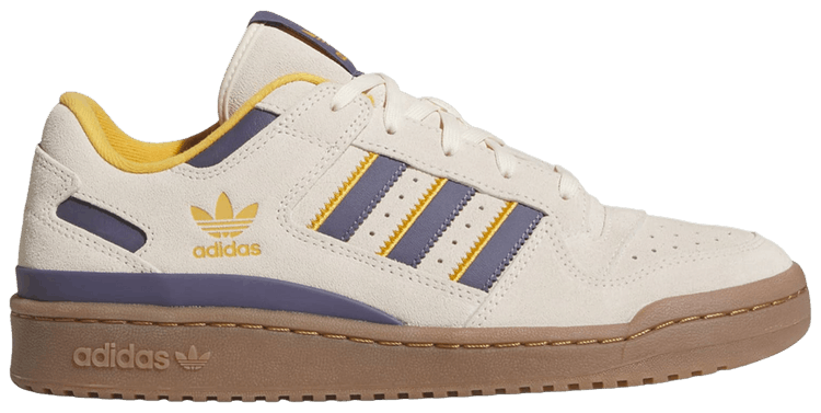 adidas Forum Low Cl  Wonder WhitePreloved VioletPreloved Yellow