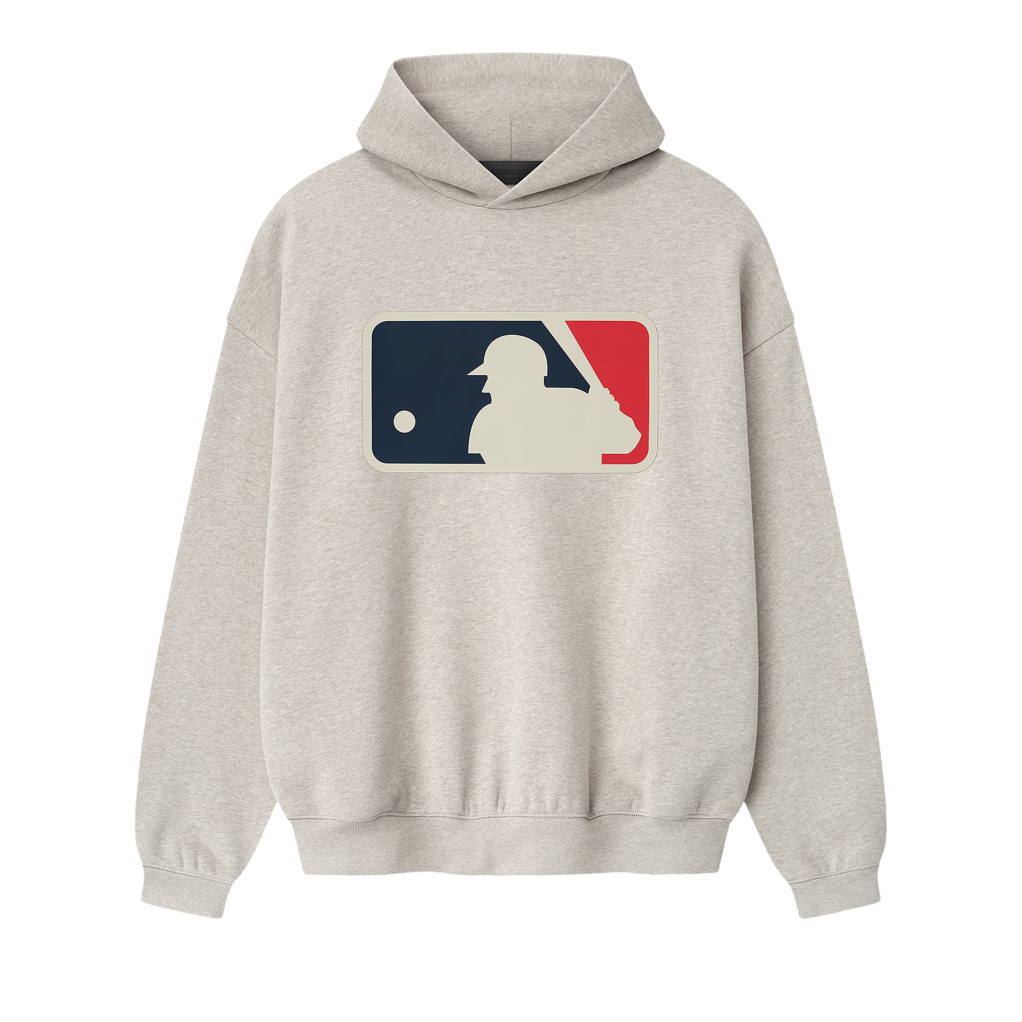 Pre-owned Essentials Fear Of God  Mlb Sport Hoodie 'heather Stone' | Grey | Men's Size Xs In Gray