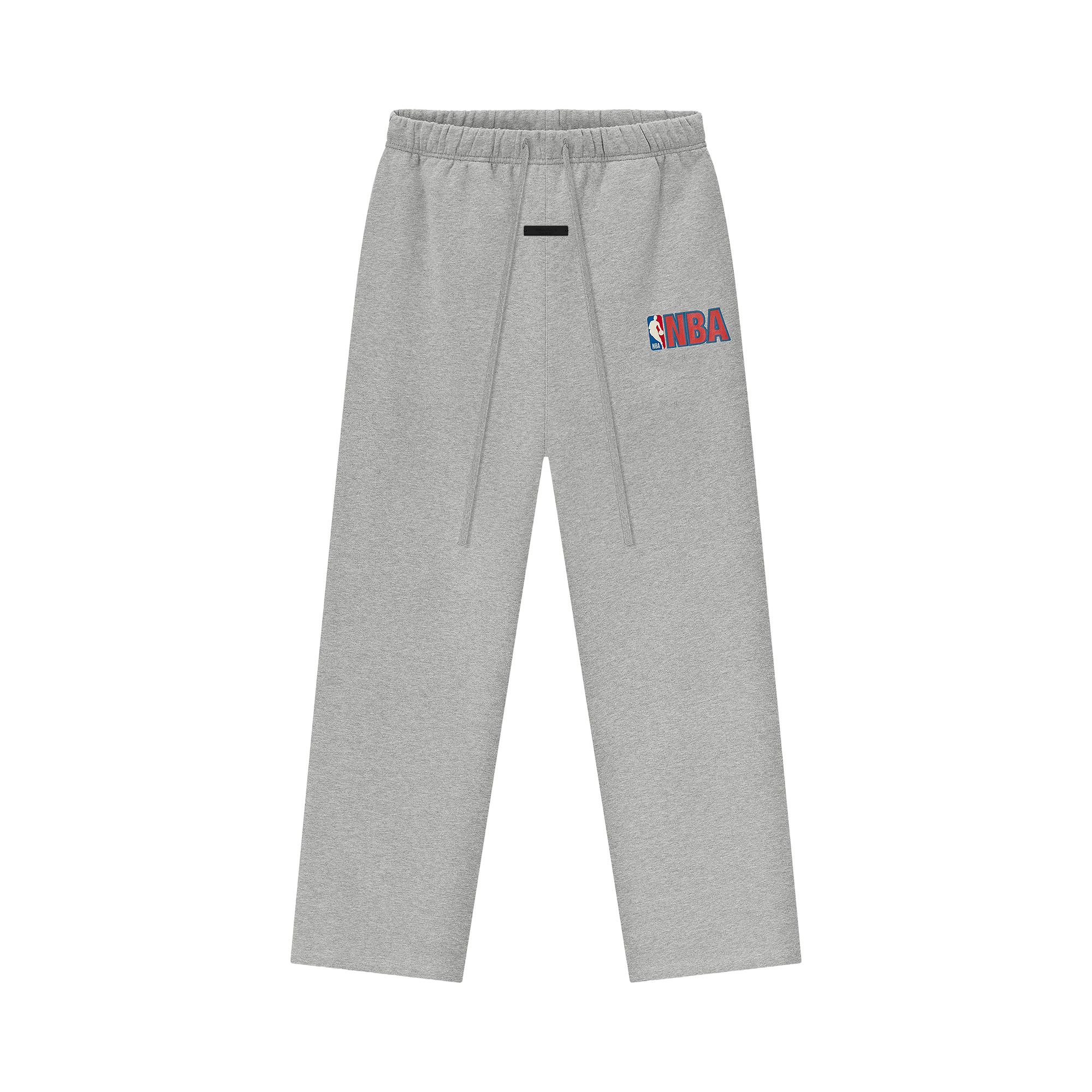 Pre-owned Essentials Fear Of God  Nba Sports Tearaway Sweatpant 'concrete Heather' | Grey | Men's Size Xl In Gray