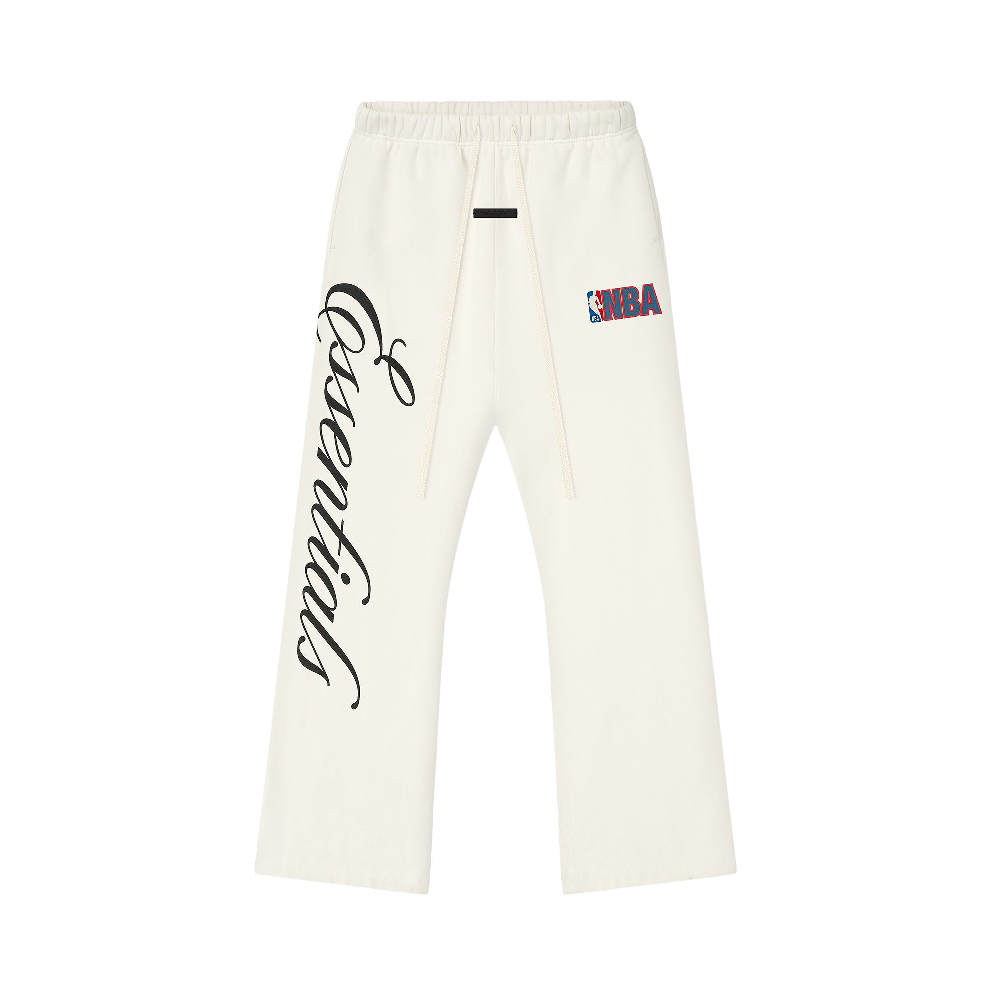 Pre-owned Essentials Fear Of God  Nba Flare Sweatpant 'cream White' | Men's Size M