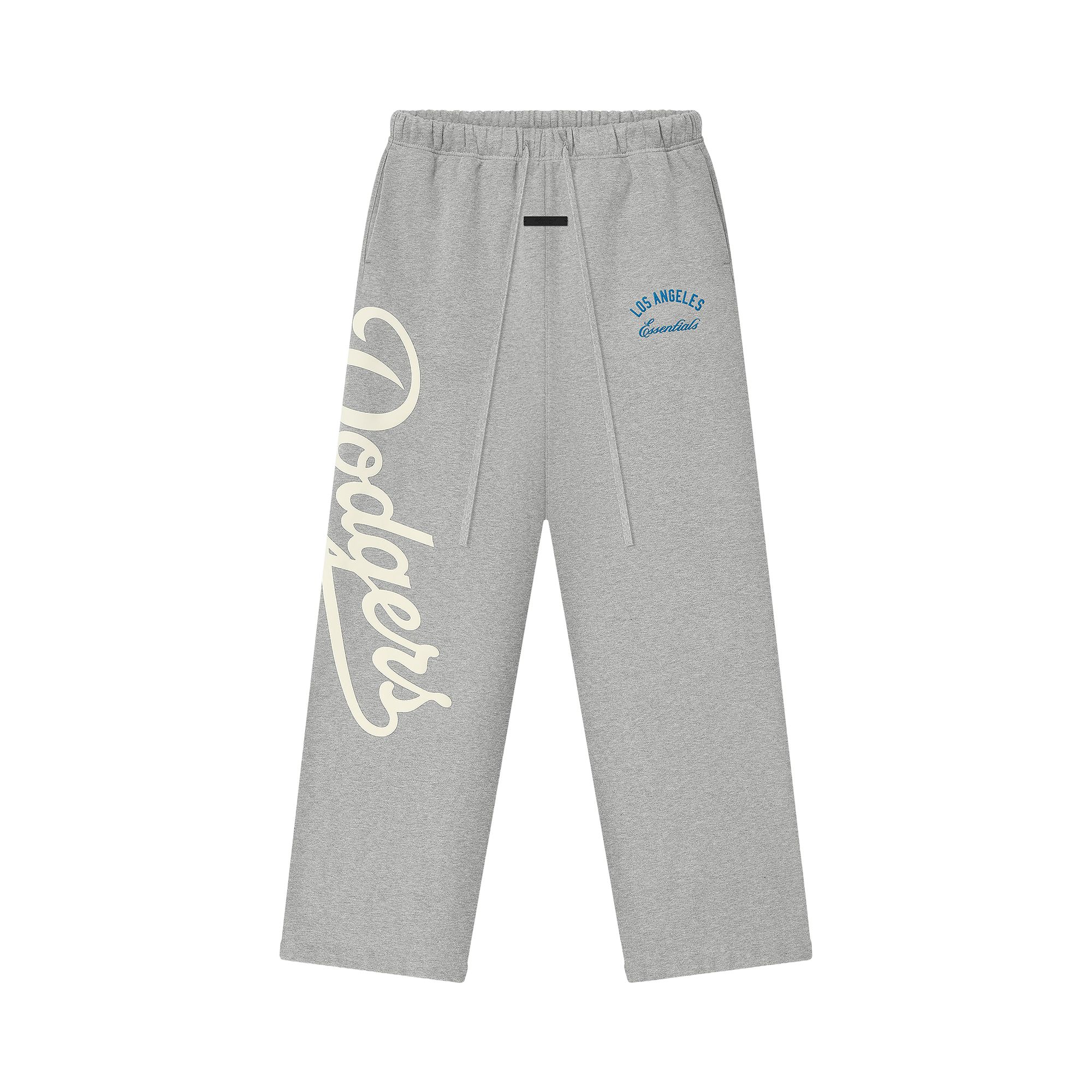 Pre-owned Essentials Fear Of God Dodgers Lounge Sweatpant 'concrete Heather' | Grey | Men's Size Xl In Gray