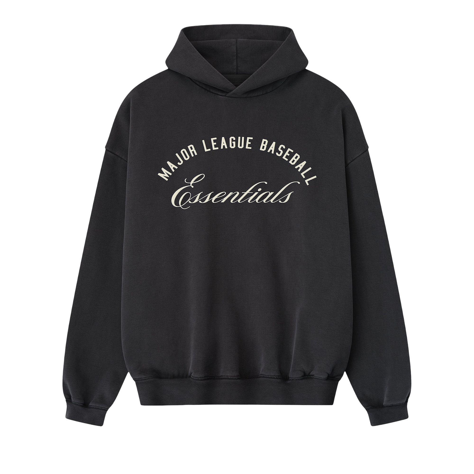 Pre-owned Essentials Fear Of God  Mlb Sport Hoodie 'black' | Men's Size S