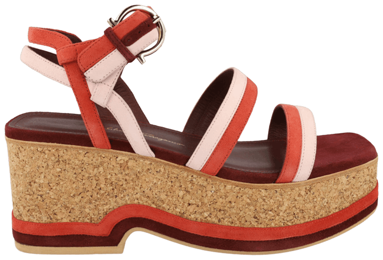Wmns Ferragamo Mysen Wedge Sandal Purple