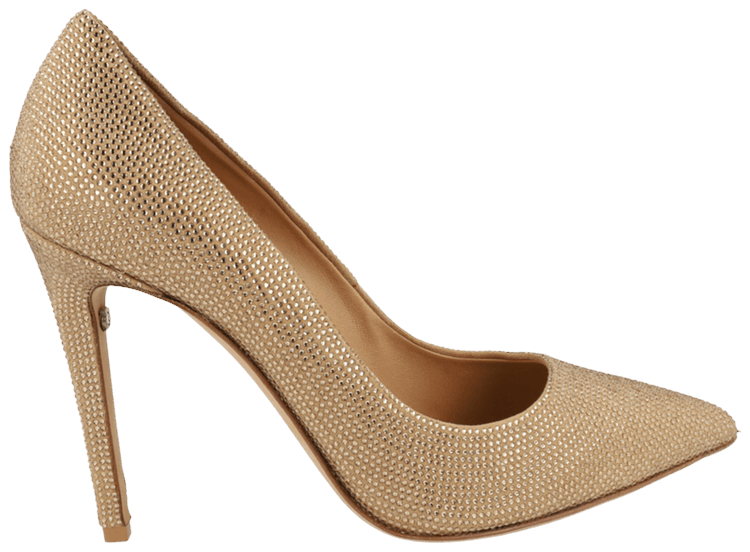 Wmns Ferragamo Ilary X5 Crystal Embellished Pump Bone