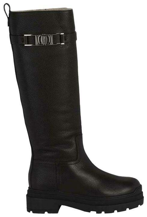 Wmns Ferragamo Ryder F Knee High Boot Purple