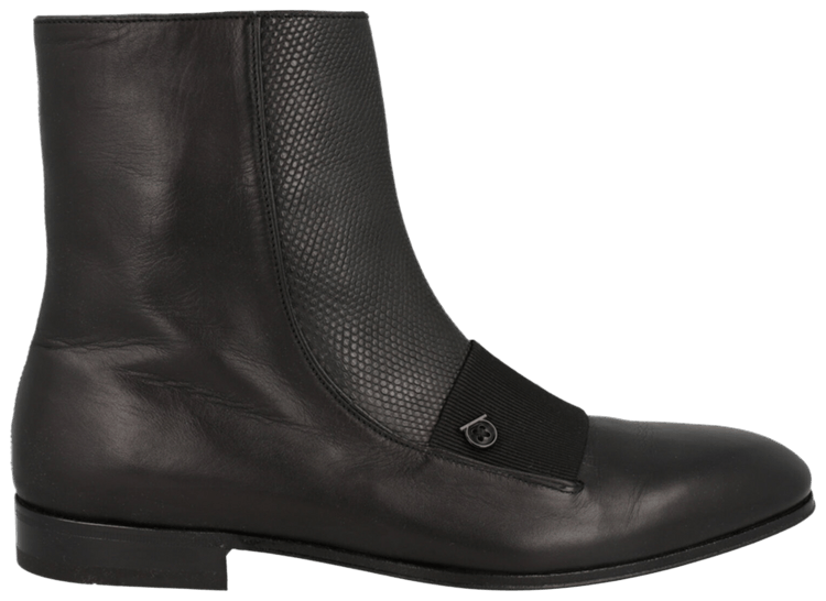 Ferragamo Geminiano Gancini Ankle Boot Black