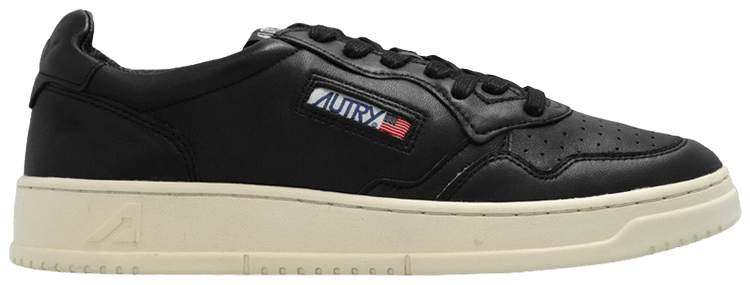 Autry Medalist Low Black Nappa