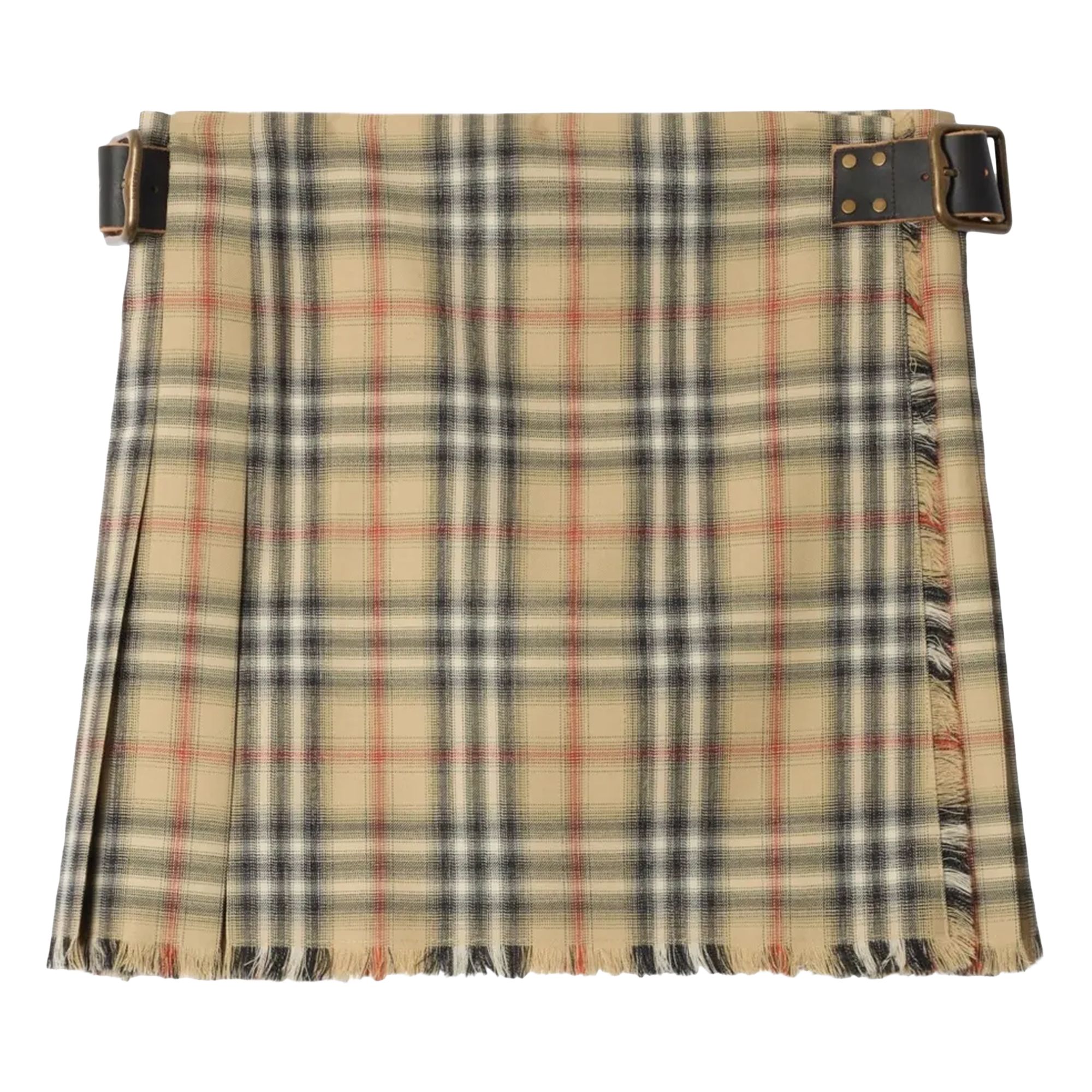 Pre-owned Burberry Skye Skirt 'sand' | Tan | Women's Size 2 In Brown