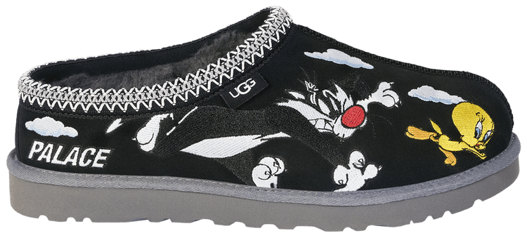 Palace x Looney Tunes x UGG Tasman Slipper Black