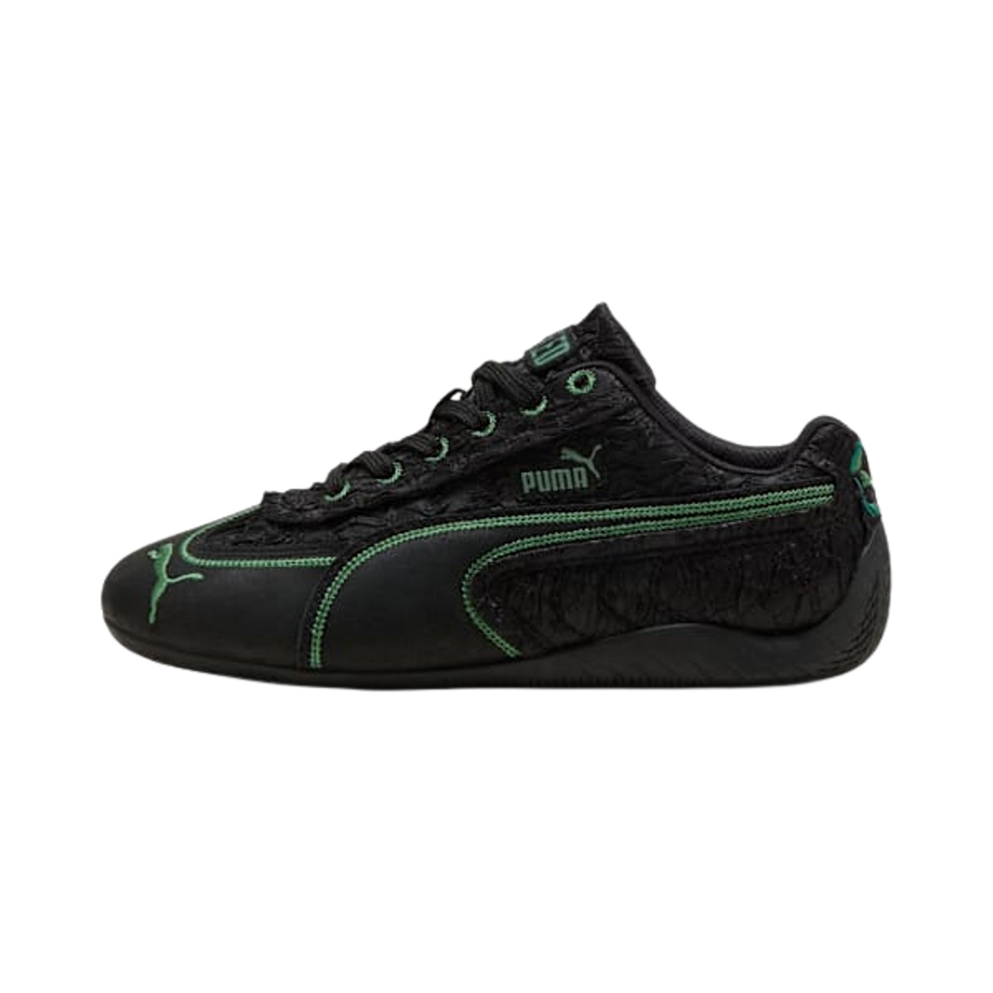 Wicked x Puma Speedcat Elphie Big Kid 'Black/Deep Forest/Dark Myrtle' | Kid's Size 7 - 407138-01