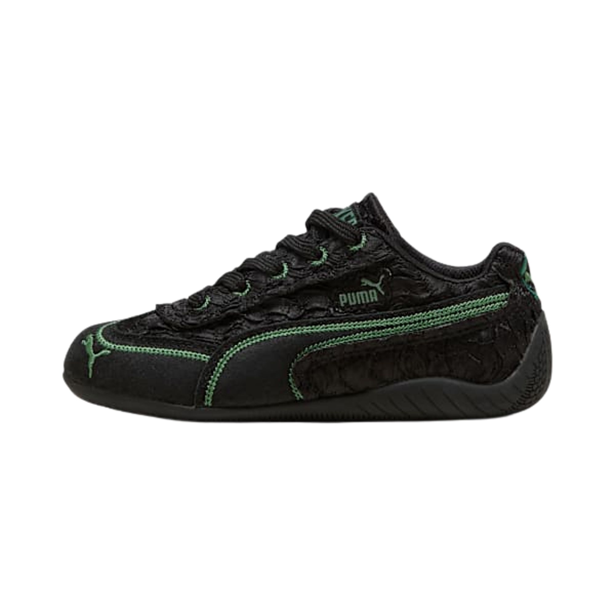 Wicked x Puma Speedcat Elphie Little Kid 'Black/Deep Forest/Dark Myrtle' | Kid's Size 13 - 407139-01