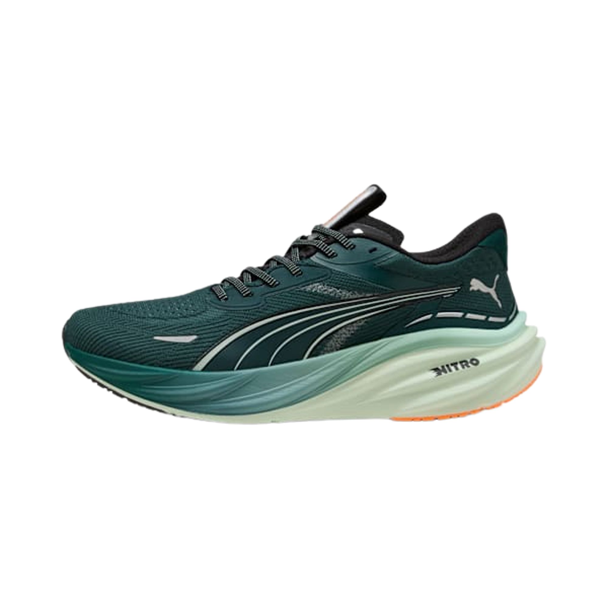 Puma Magnify Nitro 3 'Green Terrain/Heat Fire' | Men's Size 11 - 311046-07