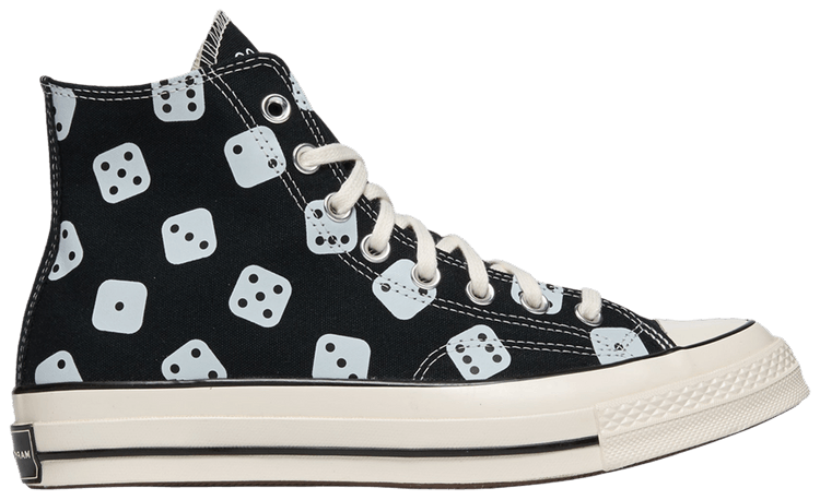 Marc Jacobs x Derrick Adams x Converse Chuck 70 Black White Egret