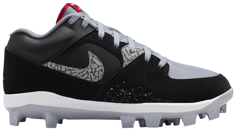 Air Jordan Stadium 90 Low Cleat Black Cement