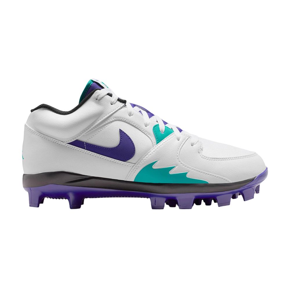 Air Jordan Stadium 90 Low Cleat 'Grape' | White | Men's Size 8.5 - HQ0211-105