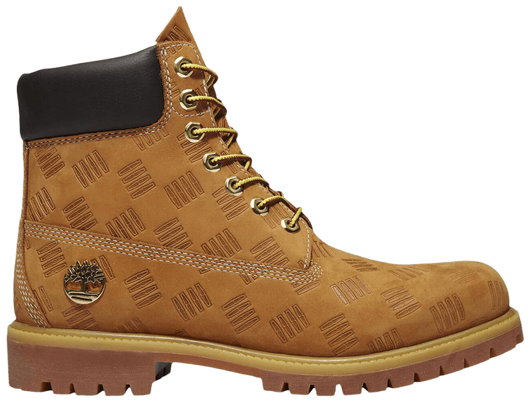Timberland 6 Inch Premium Waterproof Boot Debossed Wheat