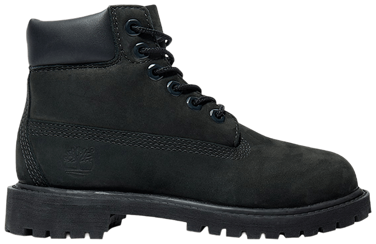Timberland 6 Inch Premium Waterproof Boot Youth Black Nubuck