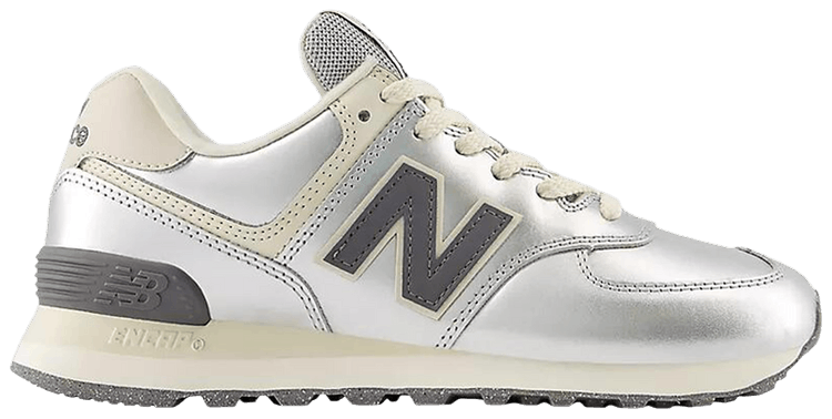 Buy New Balance Wmns 574 'Metallic Silver Artic Grey' - WL574MLG