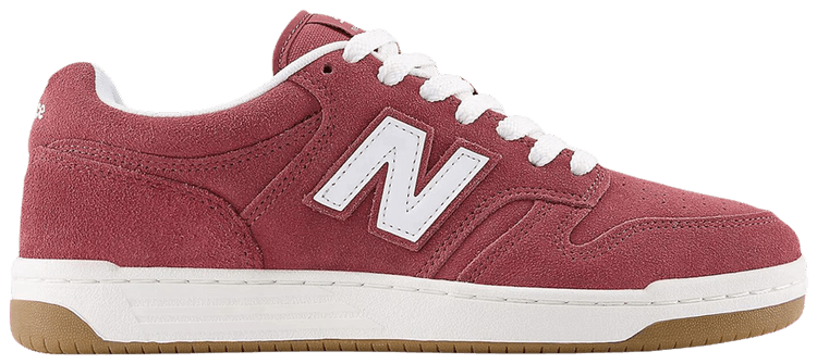 New Balance 480 Redwood White