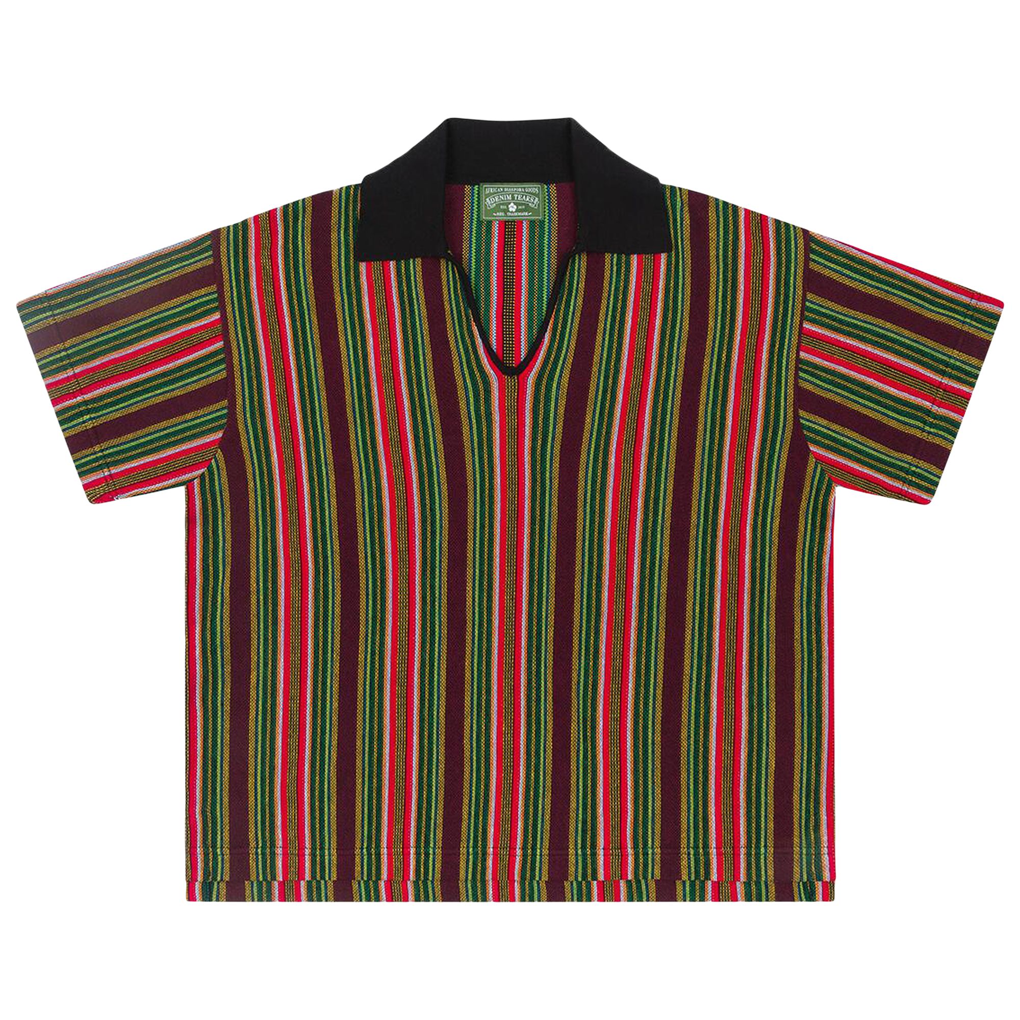 Pre-owned Denim Tears Knit Polo 'multicolor' | Multi-color | Men's Size S