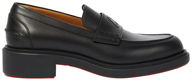 Christian Louboutin Urbino Moc Flat Loafer Black