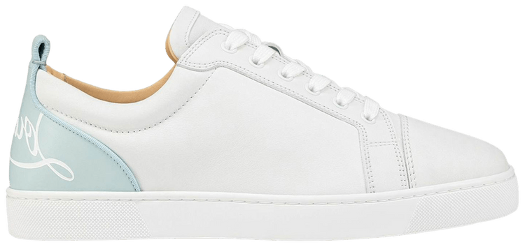Christian Louboutin Fun Louis Junior Flat White Iceberg