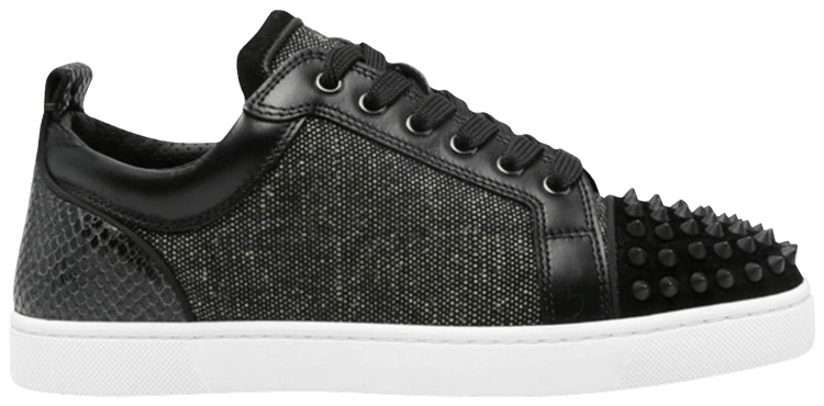 Christian Louboutin Louis Junior Spikes Orlato Black