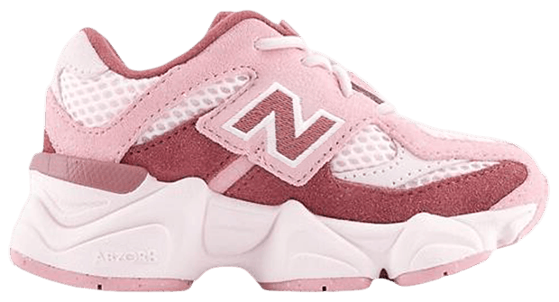 New Balance 9060 Toddler Pink Granite Washed Burgundy