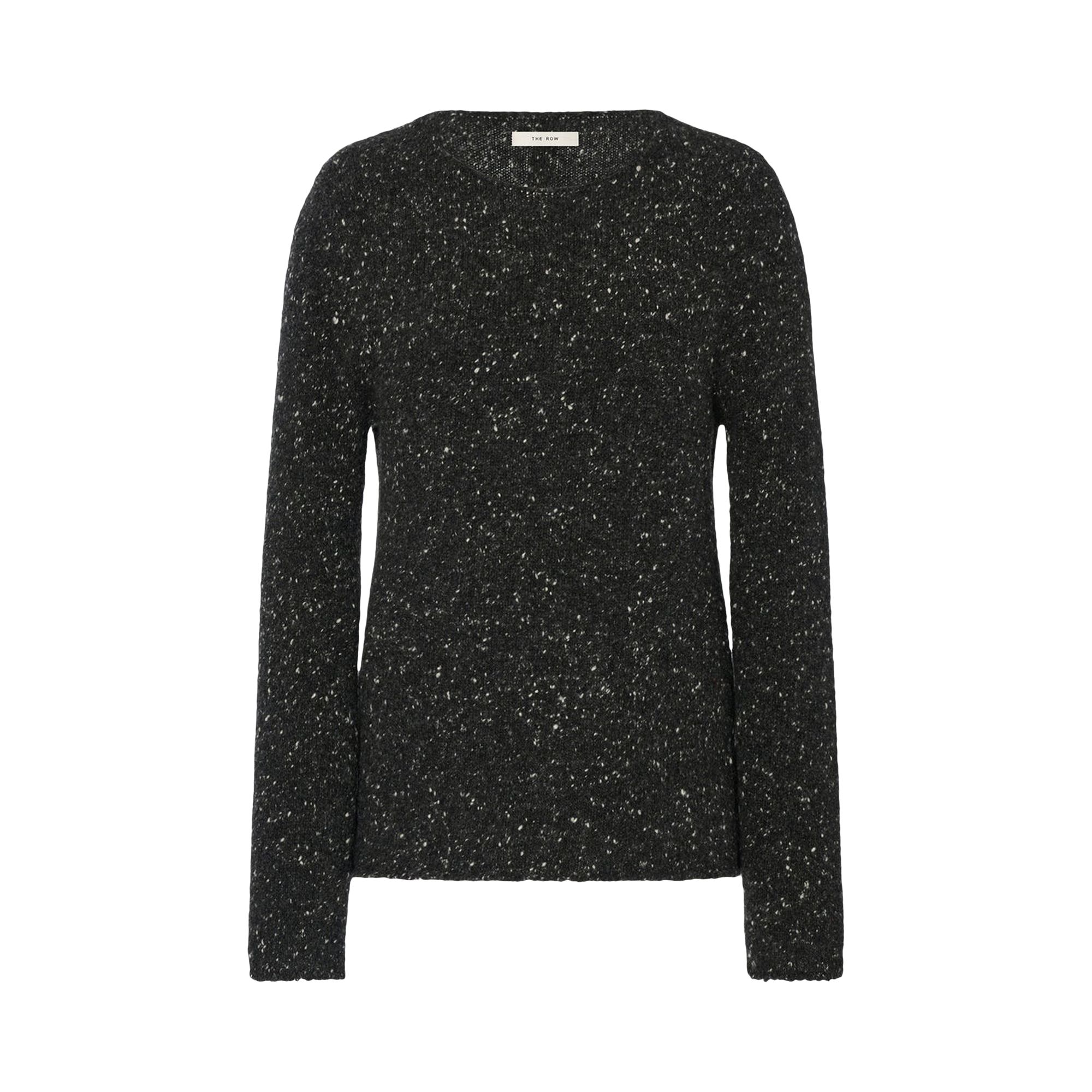 Pre-owned The Row Maira Top 'charcoal Melange' | Brown | Women's Size M