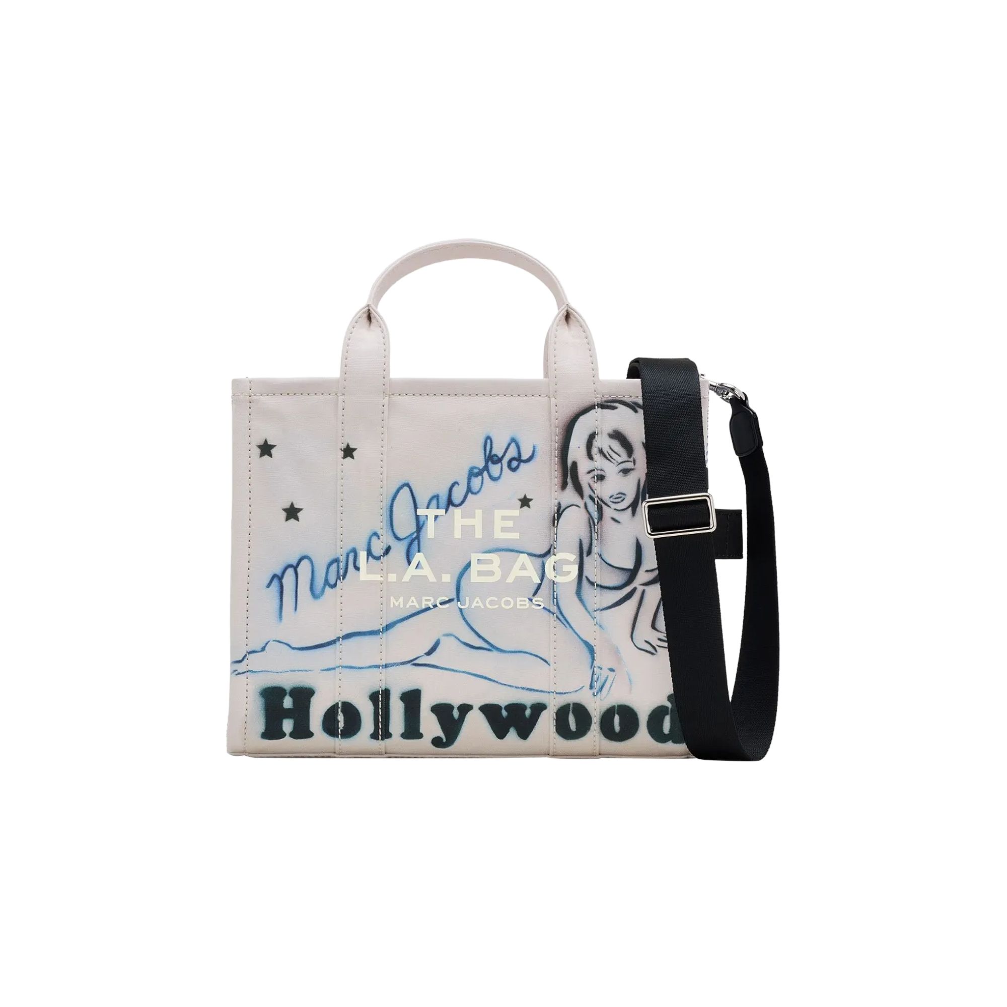 Pre-owned Marc Jacobs The Medium Tote Bag 'los Angeles' | Multi-color | Women's Size Onesize