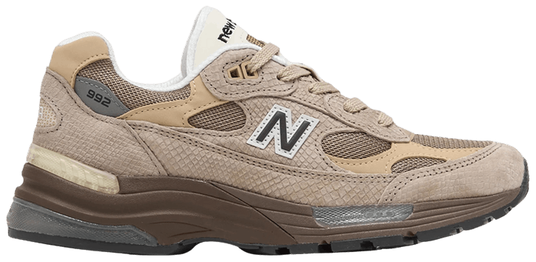 Teddy Santis x New Balance 992 Made in USA Driftwood Rich Oak
