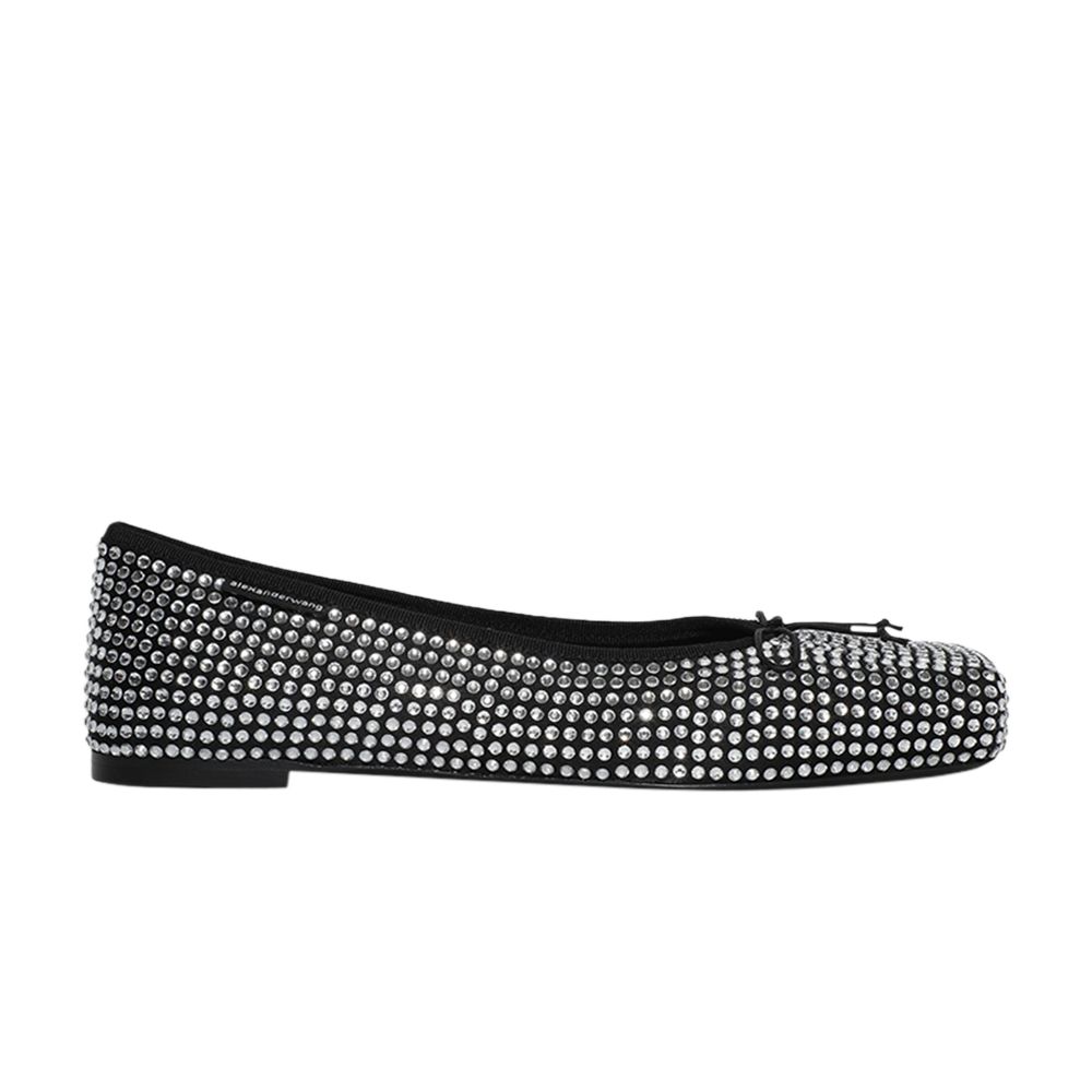 Pre-owned Alexander Wang Wmns Billie Flat 'black White' | Women's Size 40
