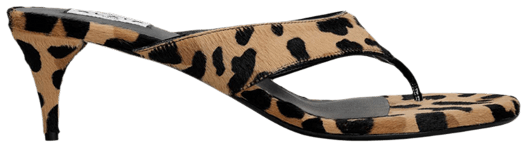 Alaia Wmns Thong Mule Leopard
