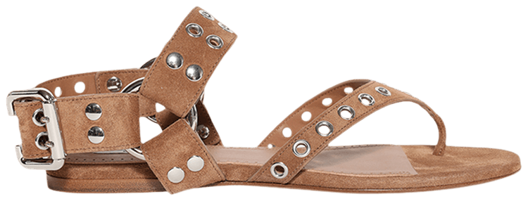 Alaia Wmns Flat Tongs Terre DOmbre