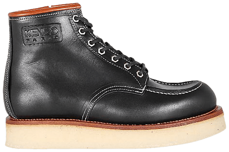 Kenzo Kenzoyama Lace up Boot Black