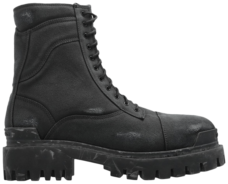 Balenciaga Combat Strike Boot Black