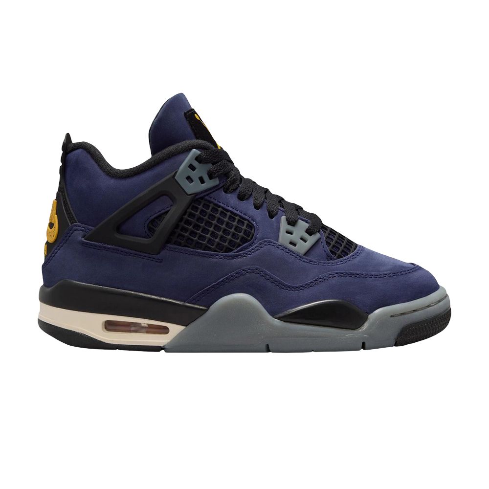 Air Jordan 4 Retro GS 'Lakers' | Purple | Kid's Size 7 - IB4171-500