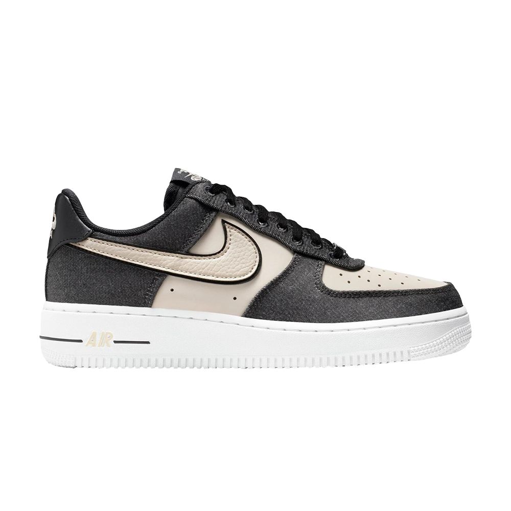 Nike Wmns Air Force 1 Low '07 SE 'Black Denim Net' | Purple | Women's Size 7 - IB6642-001