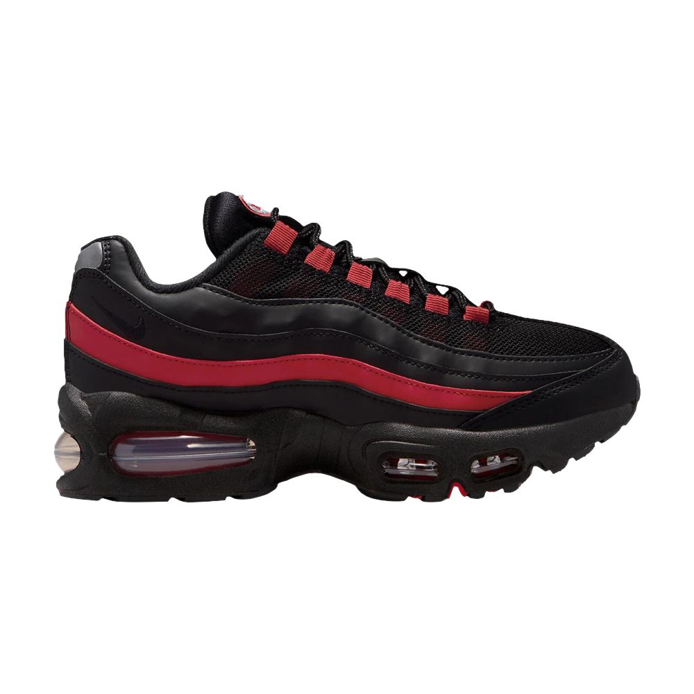 Nike Air Max 95 GS 'Black Team Crimson' | Men's Size 5.5 - II4130-015