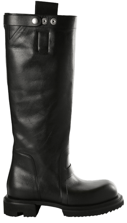 Rick Owens Wmns Knee Pull On Gabe Boot Black