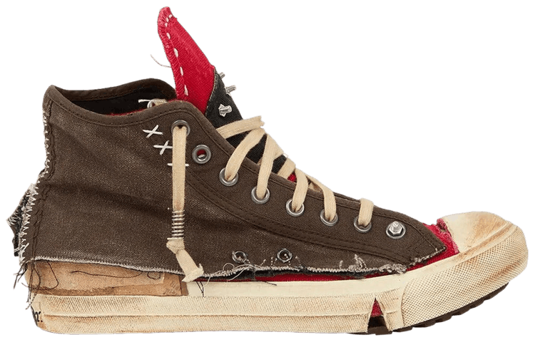 Maison Margiela Love To Death Sneaker Red Brown
