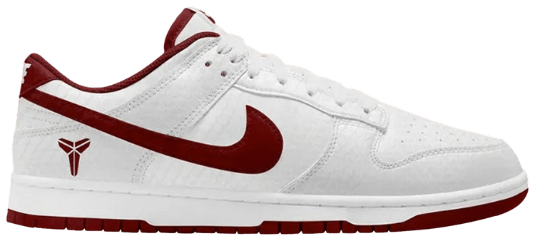 Kobe Bryant x NikeDunk Low Protro Lower Merion   White Team Red
